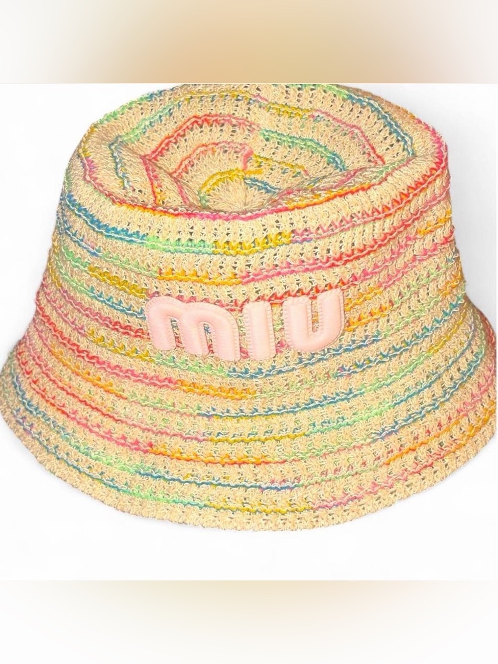 👒🏝️  🆕 MIU woven bucket hat ☀️👒